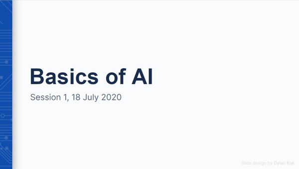 Our Very First Event: Foundations of AI