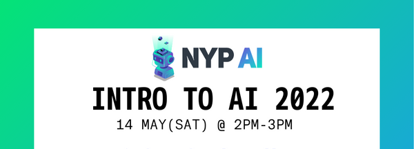 NYP AI: Intro to AI 2022
